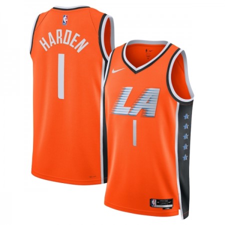 Camiseta Hombre Los Angeles Clippers James Harden 2025-26 Nike City Edition Naranja Swingman Camiseta Hombre Los Angeles Clippers James Harden 2025-26 Nike City Edition Naranja Swingman